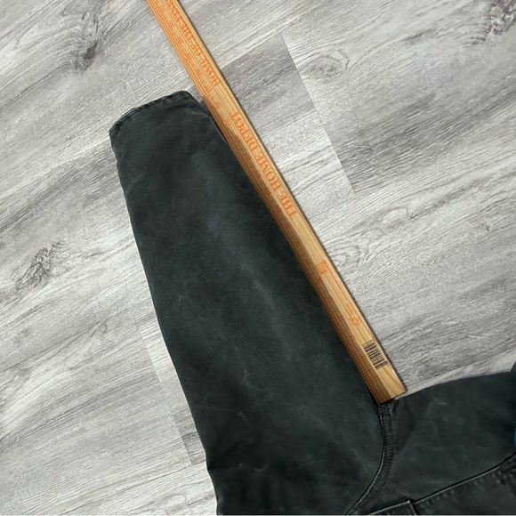 Vintage Carhartt Duck Canvas Jacket Quilted  Mens S Moss Green Barn Chore Arctic - Picture 12 of 15